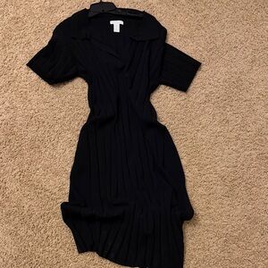 Elegant Black Knit Dress